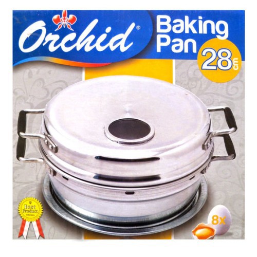 Panci Orchid Pemanggang Cake/Bolu Ukuran 24 - Baking Pan Orchid 24, Panggangan Kue/Telur