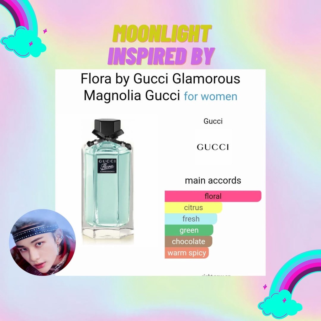 PARFUM HYUNJIN STRAYKIDZ GUCCI FLORA MAGNOLIA
