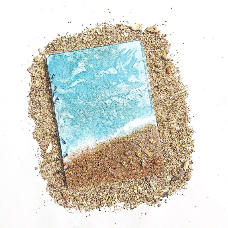 

Blue Sea Resin Art Binder/Notebook (BACA DESKRIPSI)