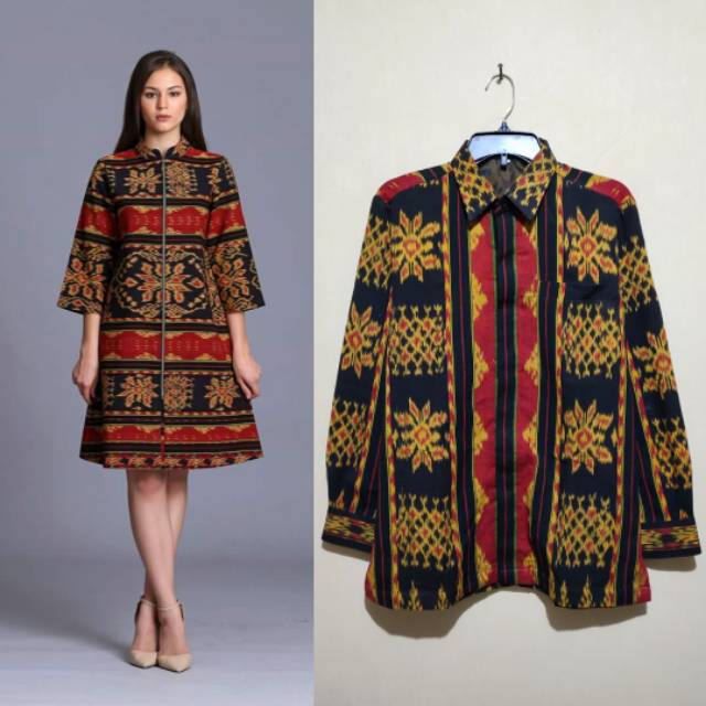 BAJU COUPLE TENUN IKAT JEPARA GRINGSING