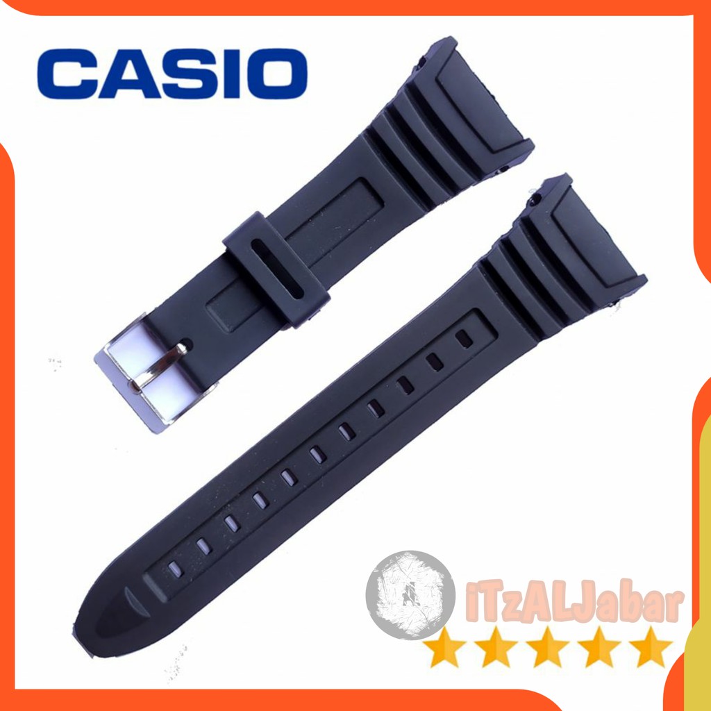 Tali jam tangan Casio W96H rubber strap Tali jam Casio W96h