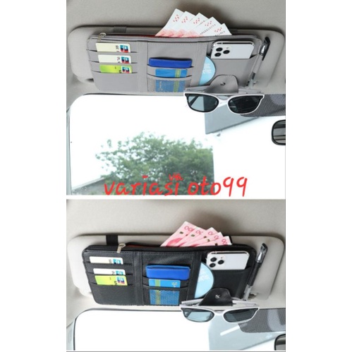 TEMPAT KARTU DOKUMEN UANG KARCIS KARTU E TOLL MOBIL CAR CARD ORGANIZER IMPOR PUNYA