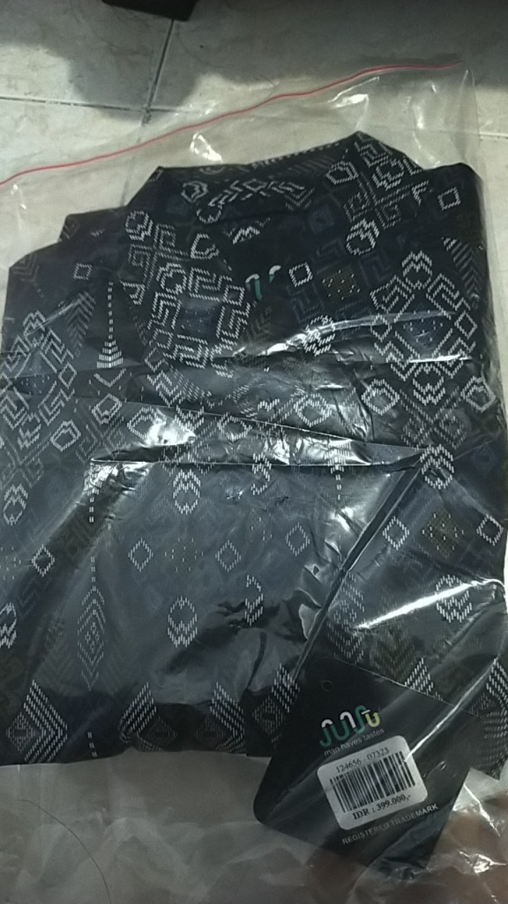 New Arrival Distro Batik Pria Bordir Sogan Hrb026 Batikaf Notoarto Batik Ipnu-ipnu Hem Pria Bel