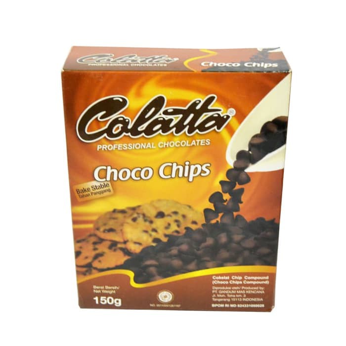 

Hari ini COLATTA Choco Chips Nett 150 Gr Bergaransi