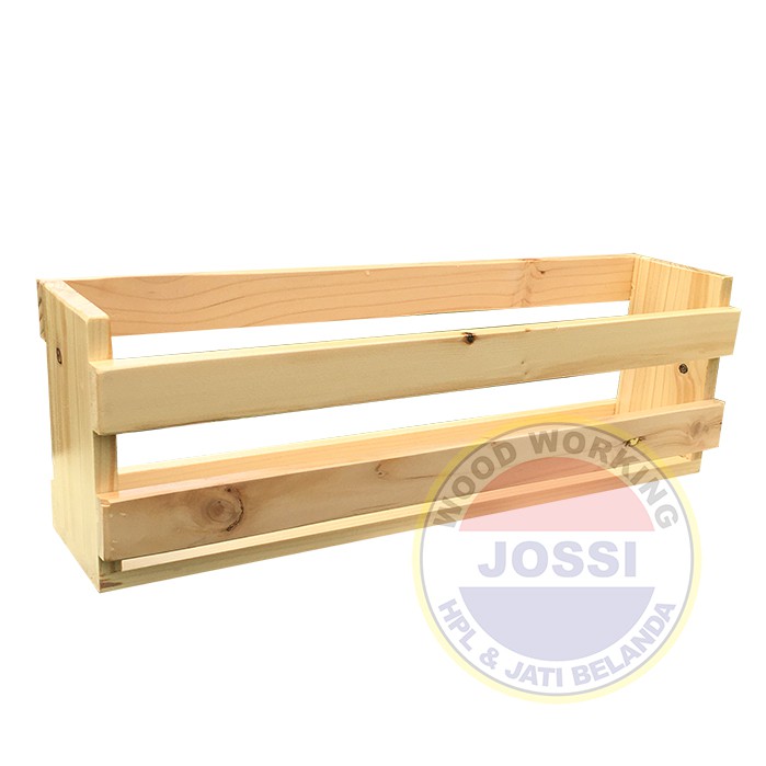 Rak Bumbu Dapur Kayu Jati Belanda