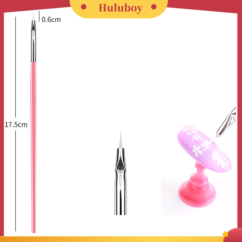 Huluboy Huluboy♡ 15pcs / Set Pen Perawatan Kuku Bahan Plastik Ramah Kulit Untuk Manicure