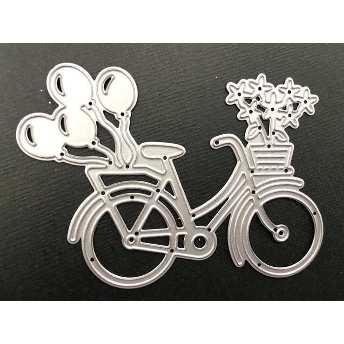 DHPATTERN cutting dies embossed scrapbooking sepeda bike pattern