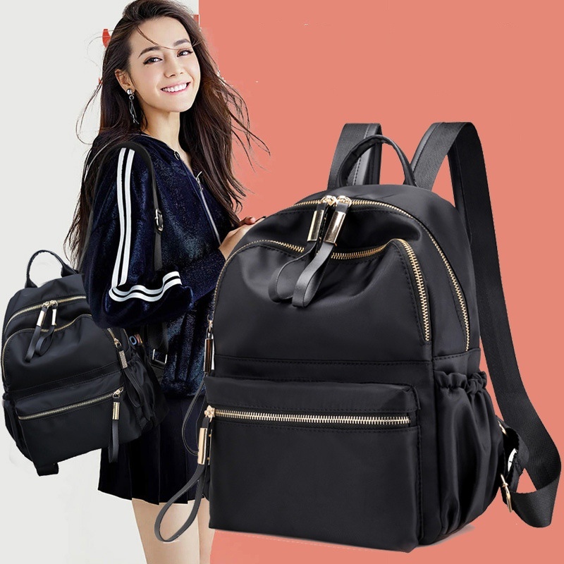 TAS RANSEL WANITA ANTI AIR HITAM COUNCIL TA530B5 PREMIUM SEKOLAH BACKPACK KULIAH FASHION KERJA KOREA GENDONG IMPORT REMAJA PUNGGUNG KEKINIAN BATAM