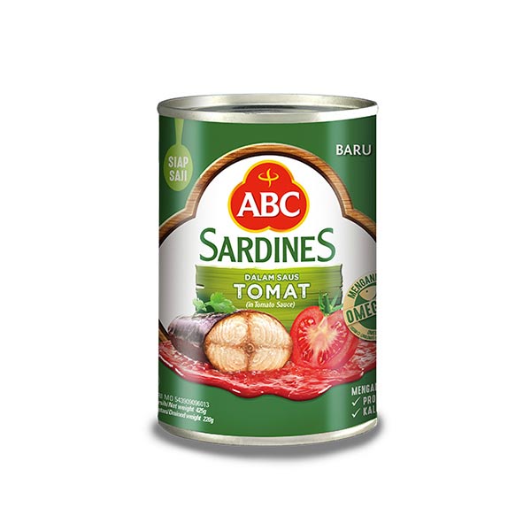 

ABC SARDINES TOMATO 425 GR