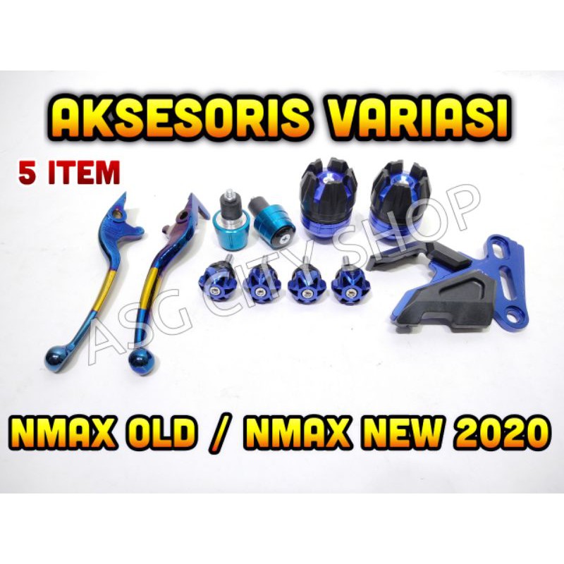 PAKET AKSESORIS VARIASI TWOTONE 5 ITEM YAMAHA NMAX OLD NMAX NEW 2020