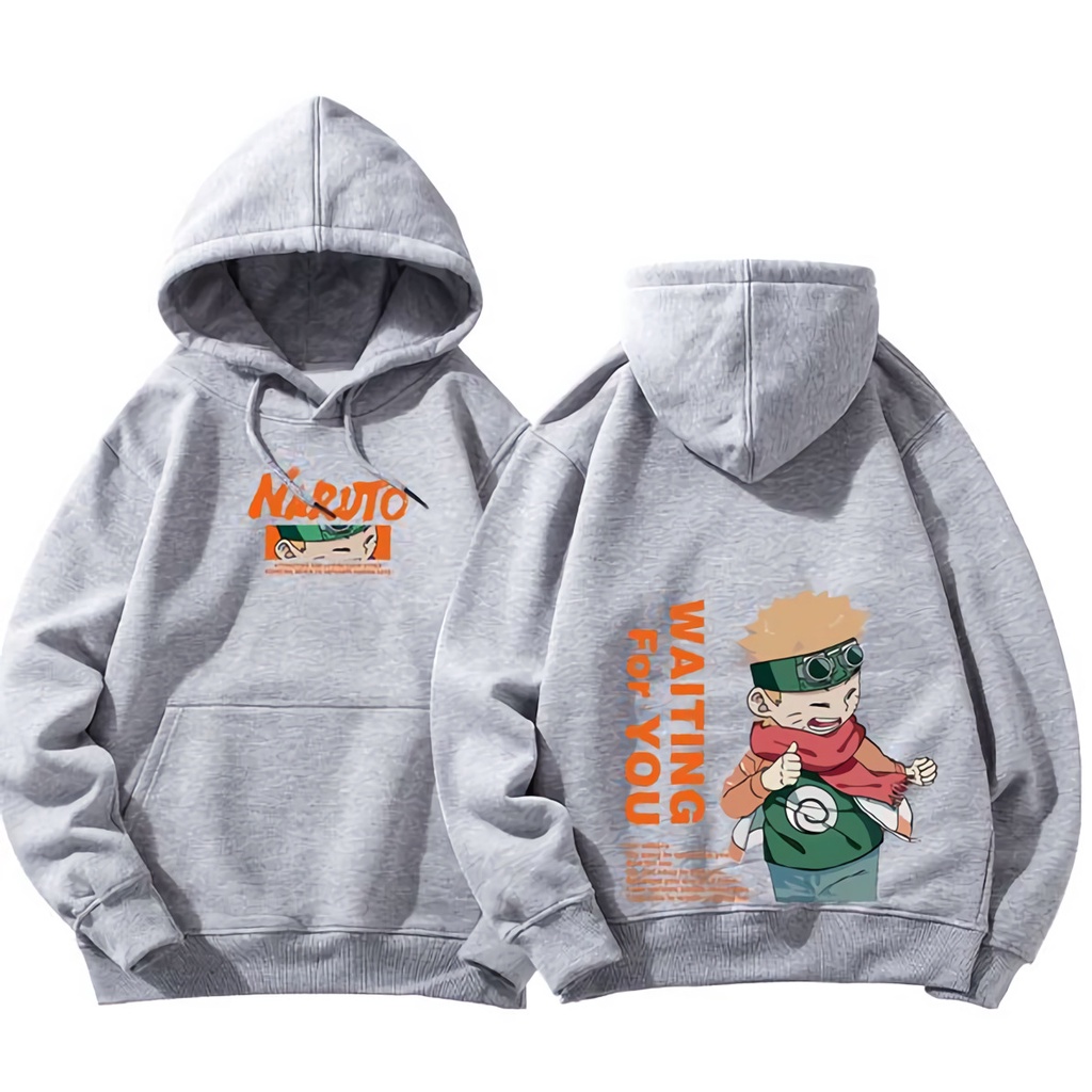 Hoodie Naruto x Hinata Couple Anime Manga Premium Unisex