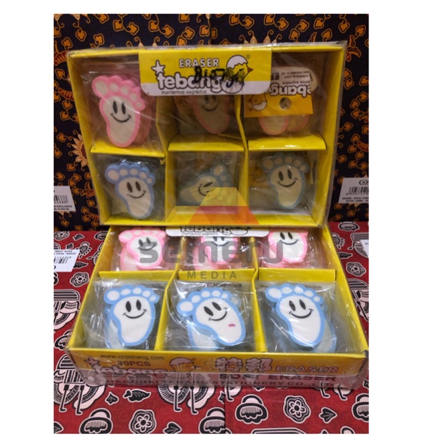 

SALE!!! Penghapus motif kaki