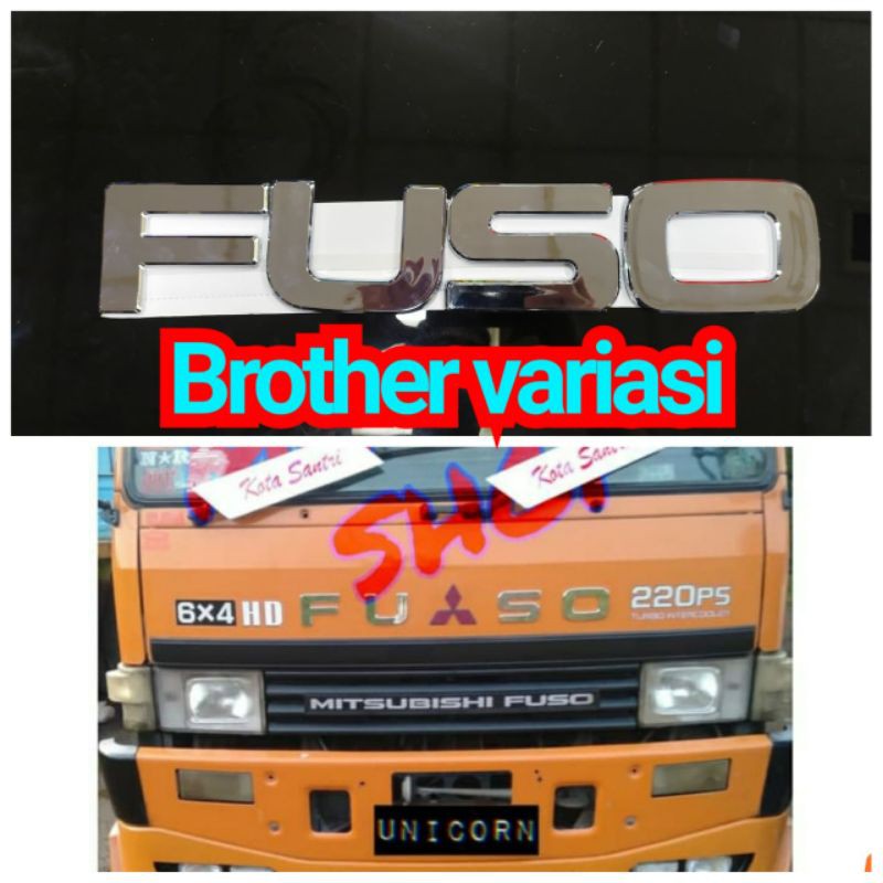 logo emblem Canter fuso ukuran besar