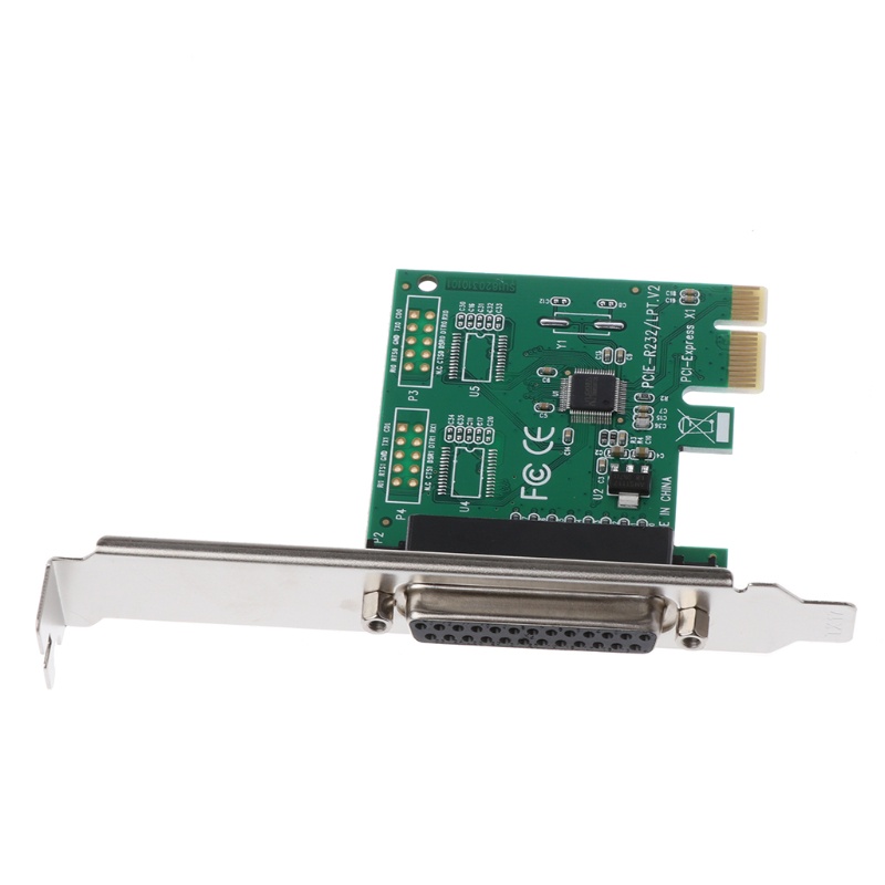 Btsg High Quality Paralel Port DB25 25Pin Pcie Riser Card LPT Printer Ke PCI-E