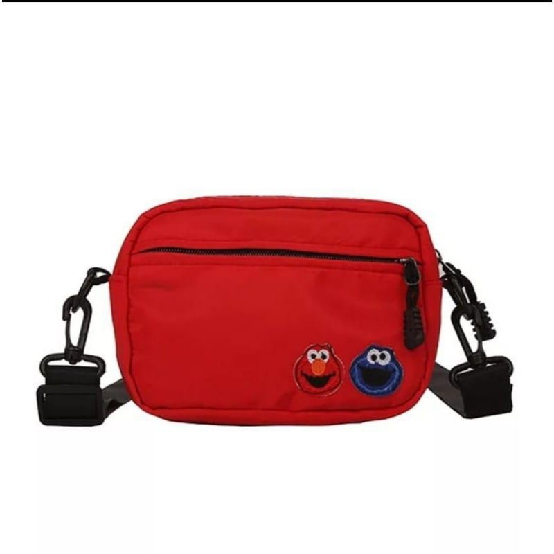 Pege 8857 - Tas Selempang Pria Wanita Unisex Motif Sablon Elmo Slingbag Keren