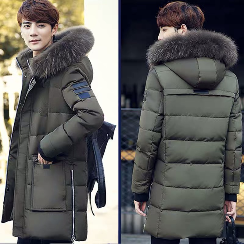 Jaket mantel parasut pria musim dingin Winter coat jacket men with hoodie