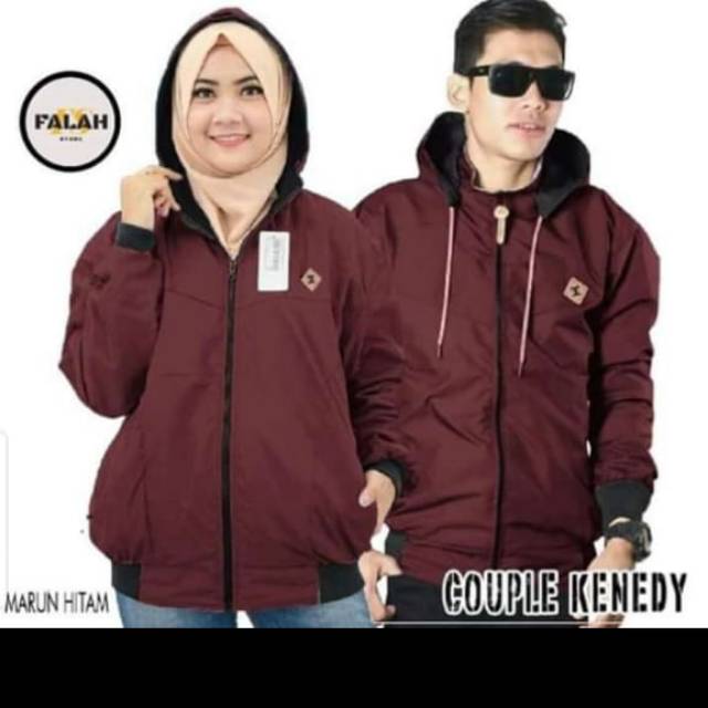 Jaket parka anti air  cewek cowok couple murah