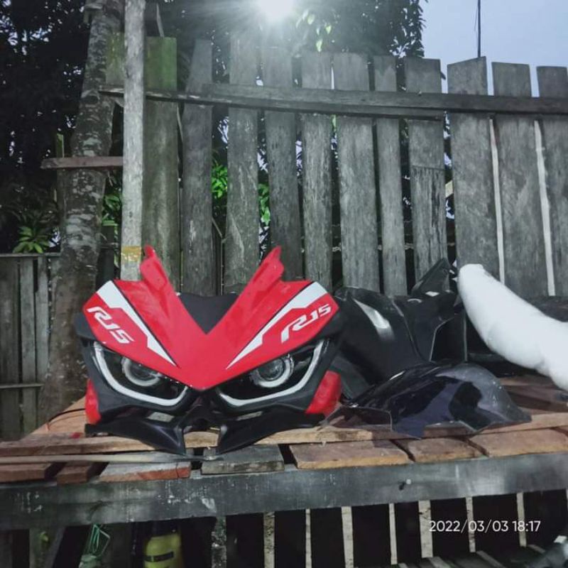 HEADLAMP R15 V2 MODEL R25 TOPENG R25 TOPENG R15 V2 LAMPU R15 VISOR R15 V2 WINGLET R15V2
