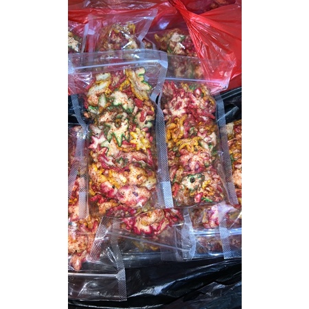 

kerupuk seblak bintang daun jeruk