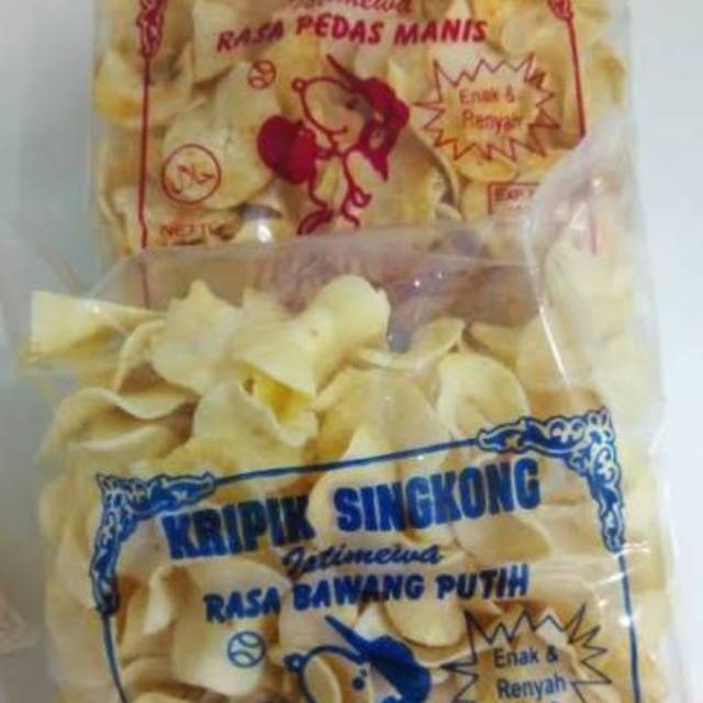 Jual Kripik Singkong Istimewa Kripik Singkong Pedas Rasa Bawang Rasa