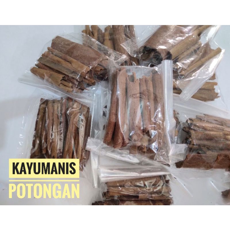 

CINNAMON KAYUMANIS KAYU MANIS Potongan 20 gr