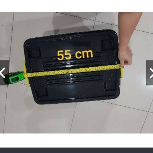 Container Box 45 Hitam Box 55L Roller Hitam Box Container Box - 55 liter