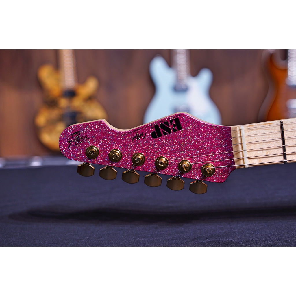 ESP SNAPPER Takayoshi Ohmura Custom -Twinkle Pink Maple fretboard E9400212