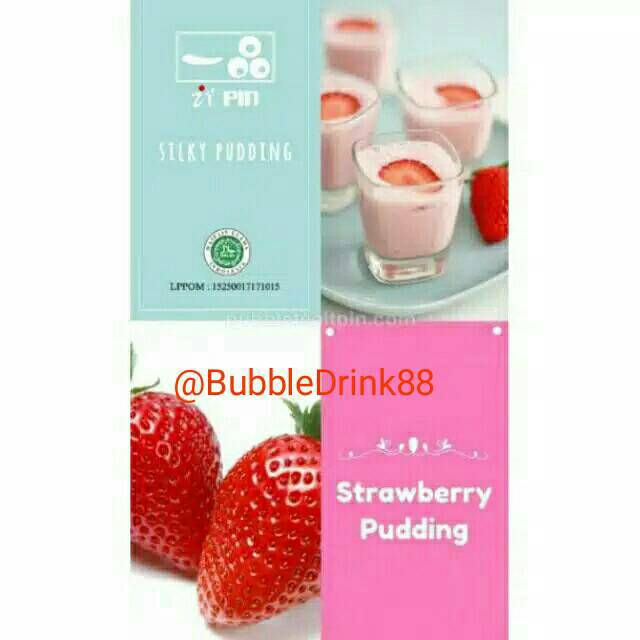 

Itpin Strawberry Pudding Premium 1KG Itpin bubuk pudding Bukan Bobatee STPD