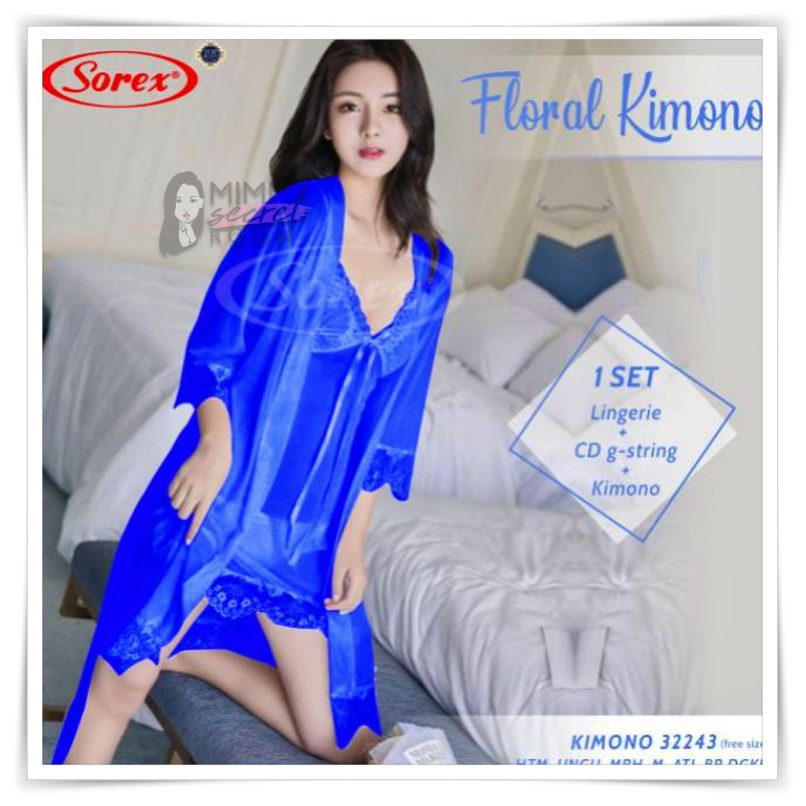 ❤ MIMI ❤ Kimono Sorex 32242 32243 renda mewah sexy transparan lingerie TERMURAH BERKUALITAS