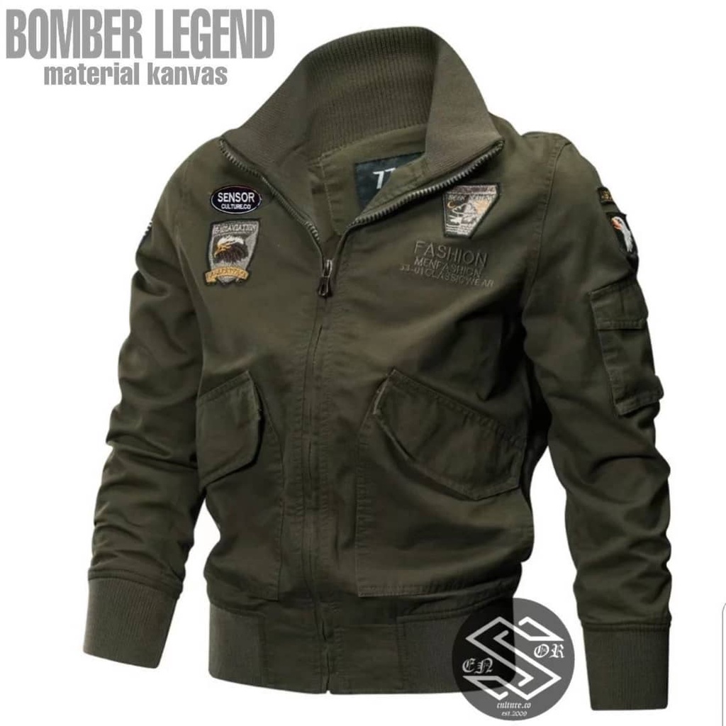 NEW SALE - SENSOR - Jaket Bomber Legend / jaket pria distro / jaket pria terbaru 2021 gaya / jaket p