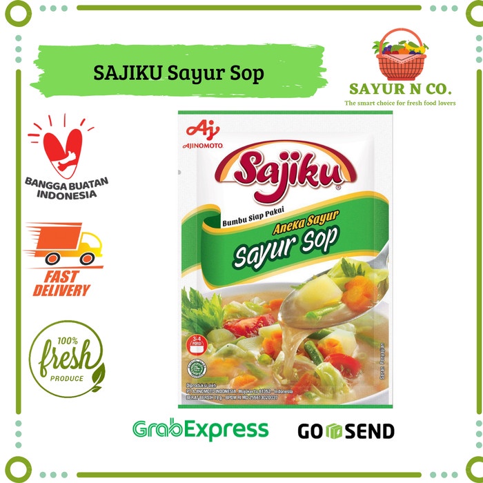 

SAJIKU Bumbu Praktis Aneka Sayur Sop 20gr | Sayur N Co Bekasi