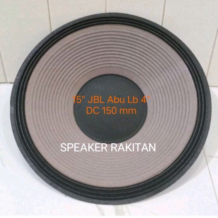 Daun Speaker 15 inch JBL Abu Lubang 4 inch + Duscup .2pcs