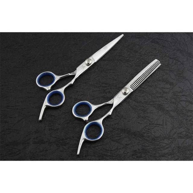 Peralatan Set Alat Gunting Cukur Rambut Salon Profesional Sasak Stainless Baber Shop