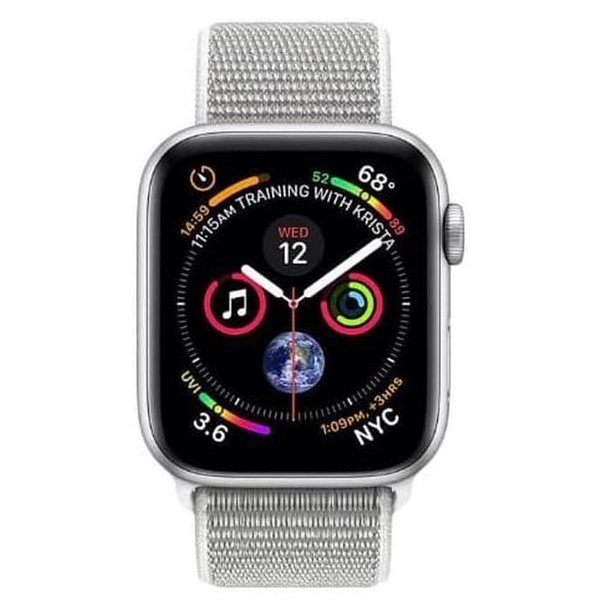DISKON JAM PRIA DIGITAL MURAH~ APPLE WATCH SERIES 4 GPS ALUMINIUM CASE SMARTWATCH WITH SEASHELL ORI
