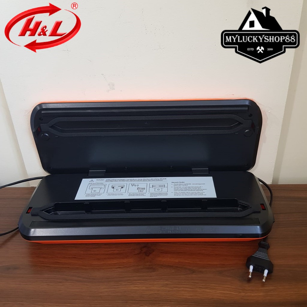 HL Vacuum Sealer / Alat Pengemas Makanan Kering &amp; Basah HS 380-WD Vacum Sealer HS380WD