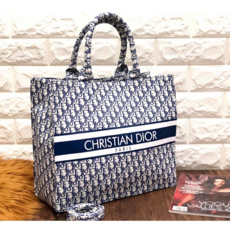 Tas Tote Fashion Motif Dor Viral Korean Terlaris