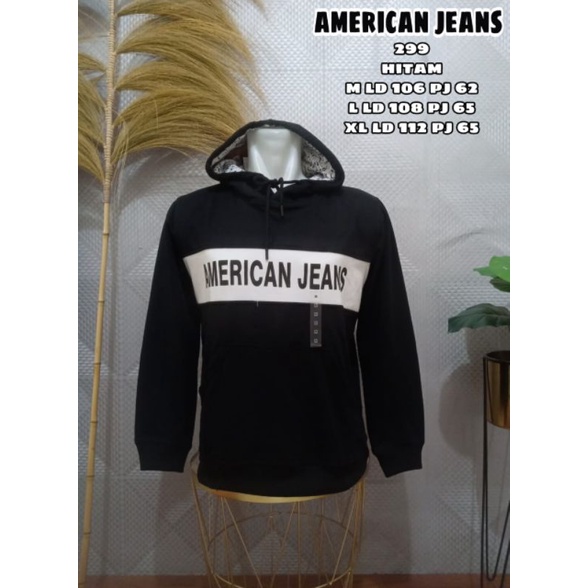 SWEATER HOODIE PRIA AMERICAN JEANS