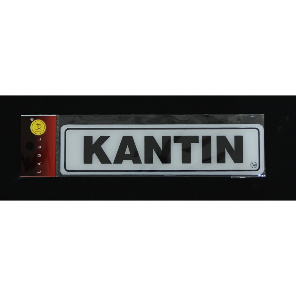 

Label Akrilik Kantin
