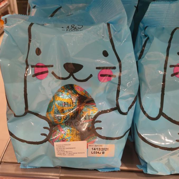 

Pasti Ready M&S Food Hide & Seek Egg Hunt Bag Milk Chocolate Marks & And Spencer