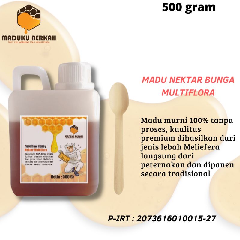 

madu murni madu multiflora 500gr