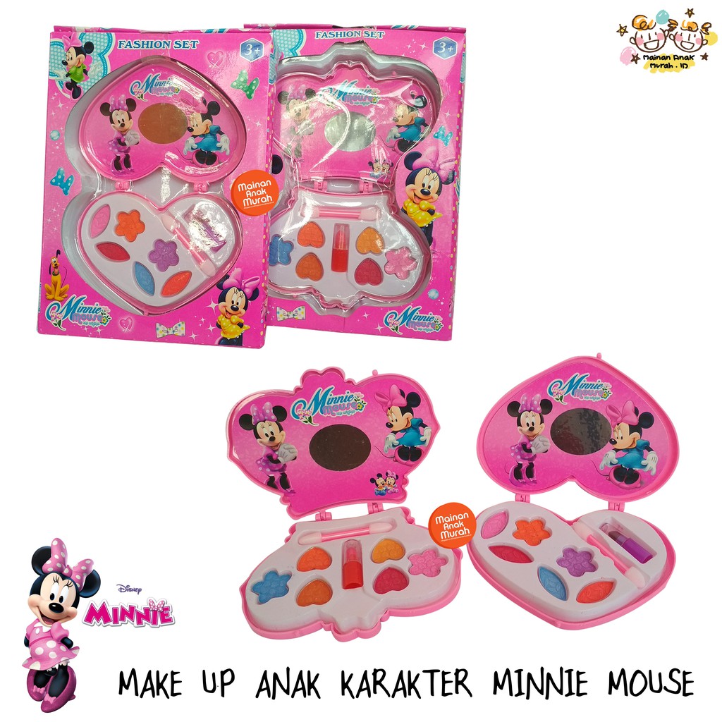 Mainan Alat Make Up Anak Karakter Disney Minnie Mouse Fashion Set