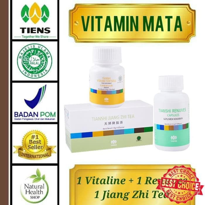 BANTING HARGA Vitamin Tiens untuk mata/ Terapi mata minus / Mengobati mata minus