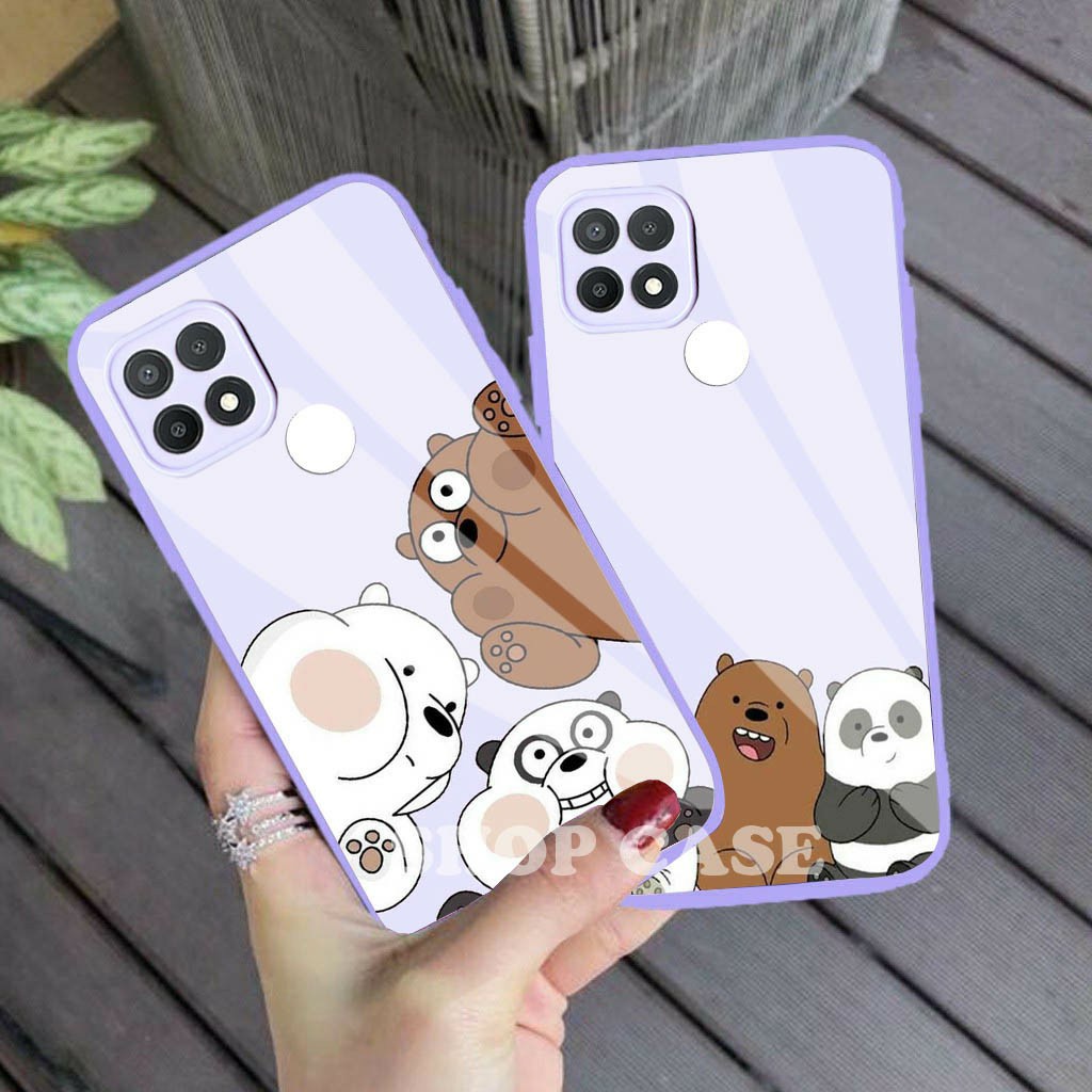 Softcase Kaca Ungu/Lilack (SW) Oppo A16 Oppo A54 Oppo A15 Oppo A5s Reno 5 Reno 5F Reno 6 (4G) | soft