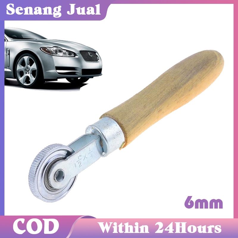 Alat Tambal Ban Roller / Reparasi Ban Motor Mobil  Press Tambal Tip Top Dengan Gagang Kayu
