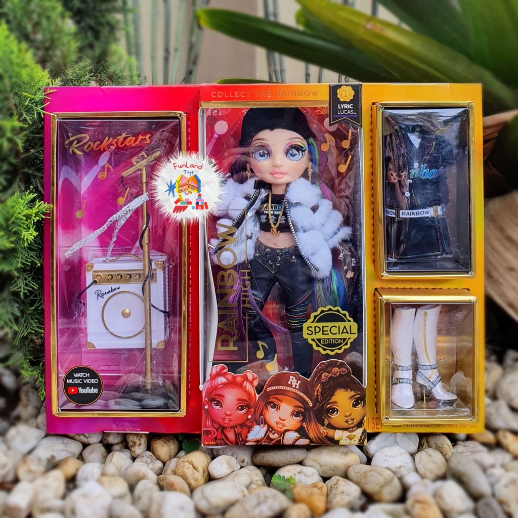 Rainbow High Rockstar Fashion Doll - Lyric Lucas