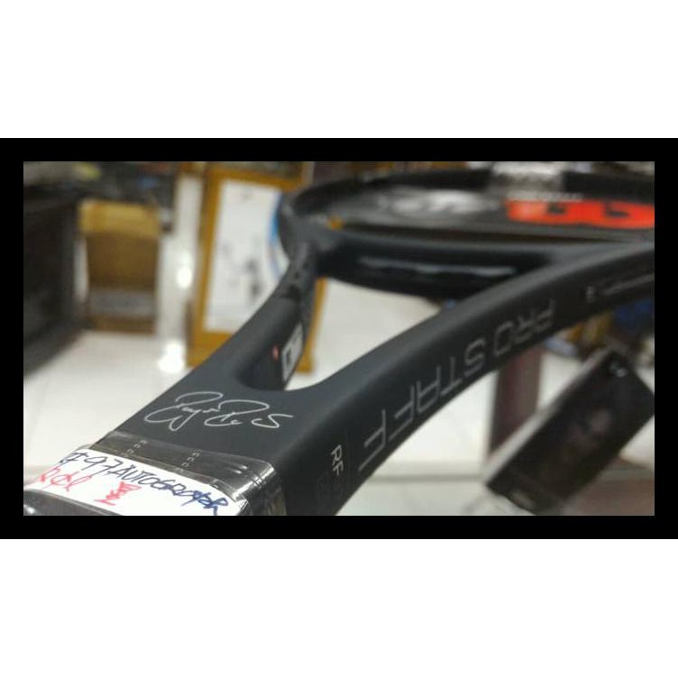 New Raket Tenis Wilson Prostaff Rf 97 Autograph Black 2016 Termurah