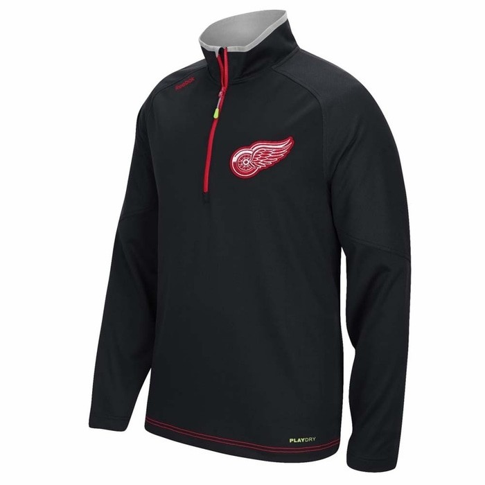 big size only  Reebok Center Ice Play Dry 1/4 Zip jacket