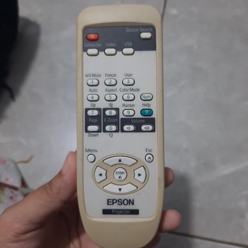 REMOTE REMOT PROYEKTOR PROJECTOR EPSON 151506800 ORIGINAL ASLI