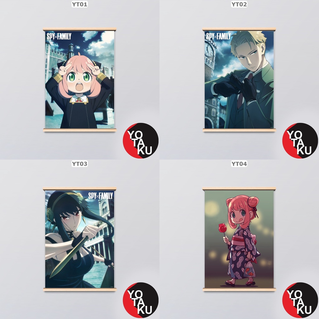 Poster Dinding Anime Spy X Family A3,A2,A1 Jumbo AN326 Seri 1 YOTAKUSHOP spyxfamily Forger Anya Loid