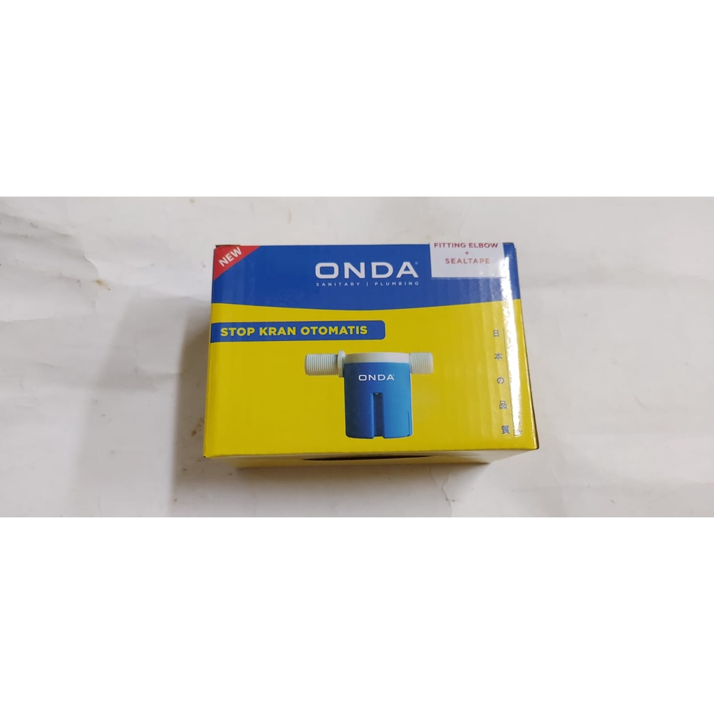 Onda Stop Kran Otomatis Horizontal 1/2&quot; Pelampung Kran Air Horizontal